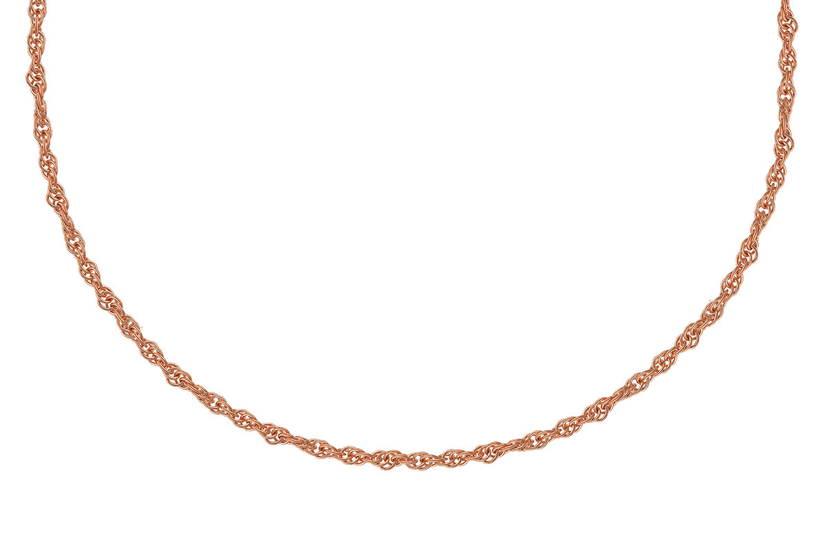 K274-06145: ROPE CHAIN (22IN, 1.5MM, 14KT, LOBSTER CLASP)