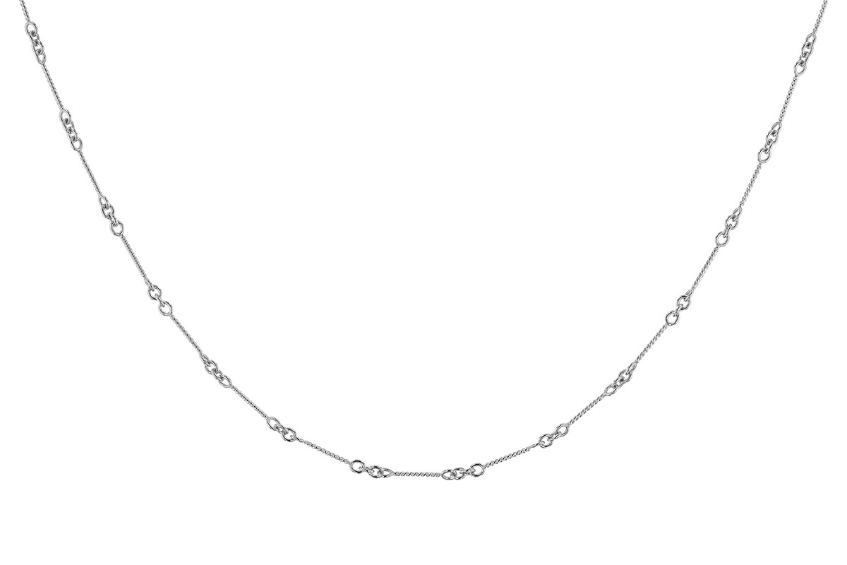 A274-91555: TWIST CHAIN (16IN, 0.8MM, 14KT, LOBSTER CLASP)
