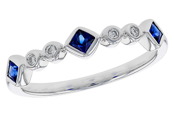 A274-96091: LDS WED RG .25 SAPPHIRE .30 TGW