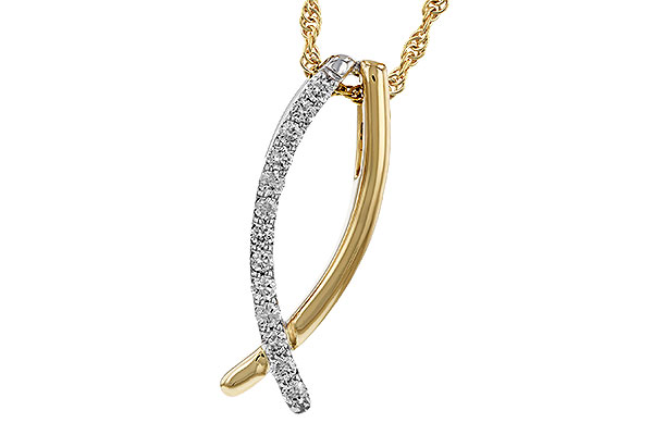 A274-98837: NECKLACE .25 TW