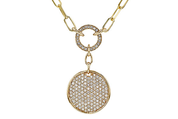 C274-93382: NECKLACE .92 TW (17")