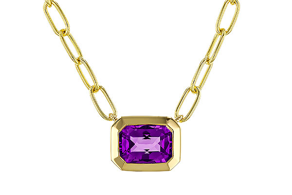 D274-97073: NECKLACE .82 AMETHYST (18")
