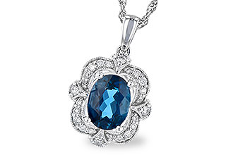 E273-16118: NECK 1.35 LONDON BLUE TOPAZ 1.50 TGW