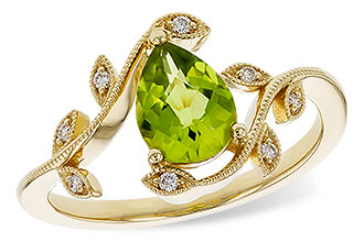E274-93427: LDS RG 1.16 PERIDOT 1.22 TGW (8x6MM PER)