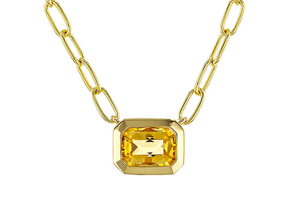 F274-97064: NECKLACE .86 CITRINE (18")