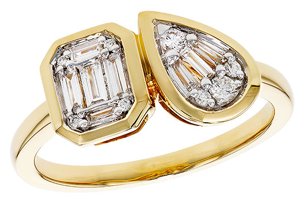 F274-98882: LDS DIA RG .17 TW BAGUETTE .25 TW