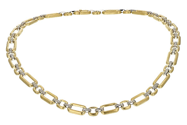 G189-49736: NECKLACE .80 TW (17 INCHES)