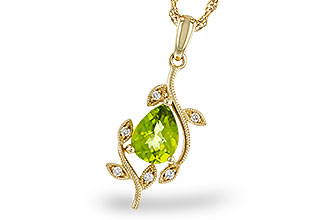 G274-94309: NECKLACE 1.16 PERIDOT 1.21 TGW (8x6MM PER)