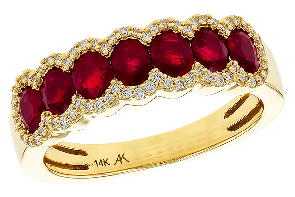 H274-98827: LDS WED RG 1.40 TW RUBY 1.57 TGW