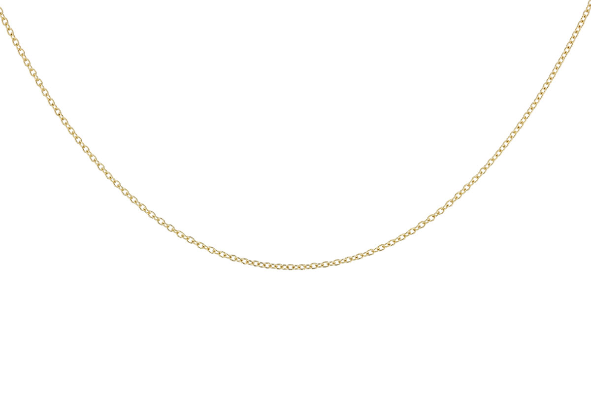 K274-07027: CABLE CHAIN (18IN, 1.3MM, 14KT, LOBSTER CLASP)