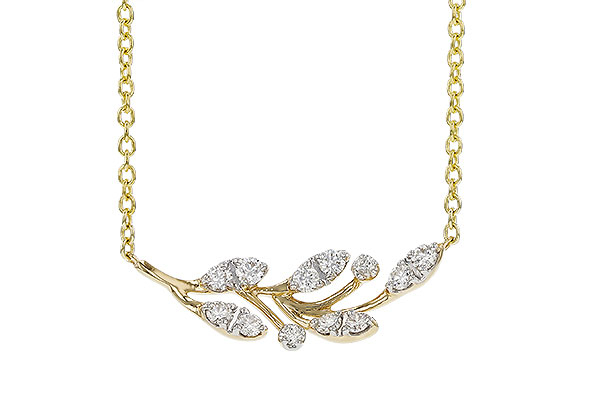 K274-94272: NECKLACE .32 TW (18")