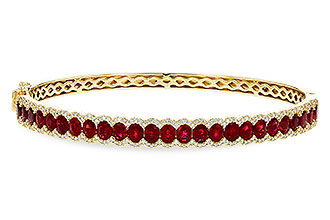 K274-98818: BANGLE 5.04 TW RUBY 5.60 TGW