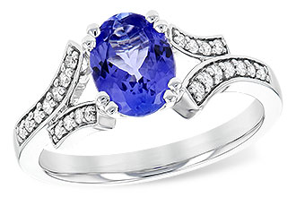 L190-43445: LDS RG 1.15 TANZANITE 1.30 TGW