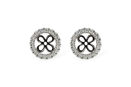 M187-67927: EARRING JACKETS .30 TW (FOR 1.50-2.00 CT TW STUDS)