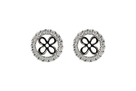 M187-67927: EARRING JACKETS .30 TW (FOR 1.50-2.00 CT TW STUDS)