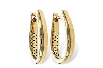 M274-97072: GOLD EARRINGS (17MM)