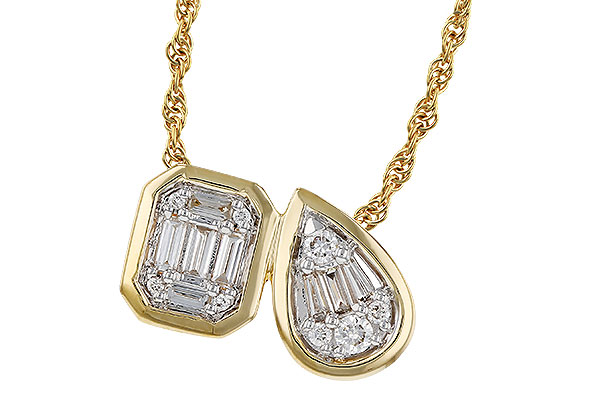 M274-98872: NECKLACE .17 BAG .25 TW